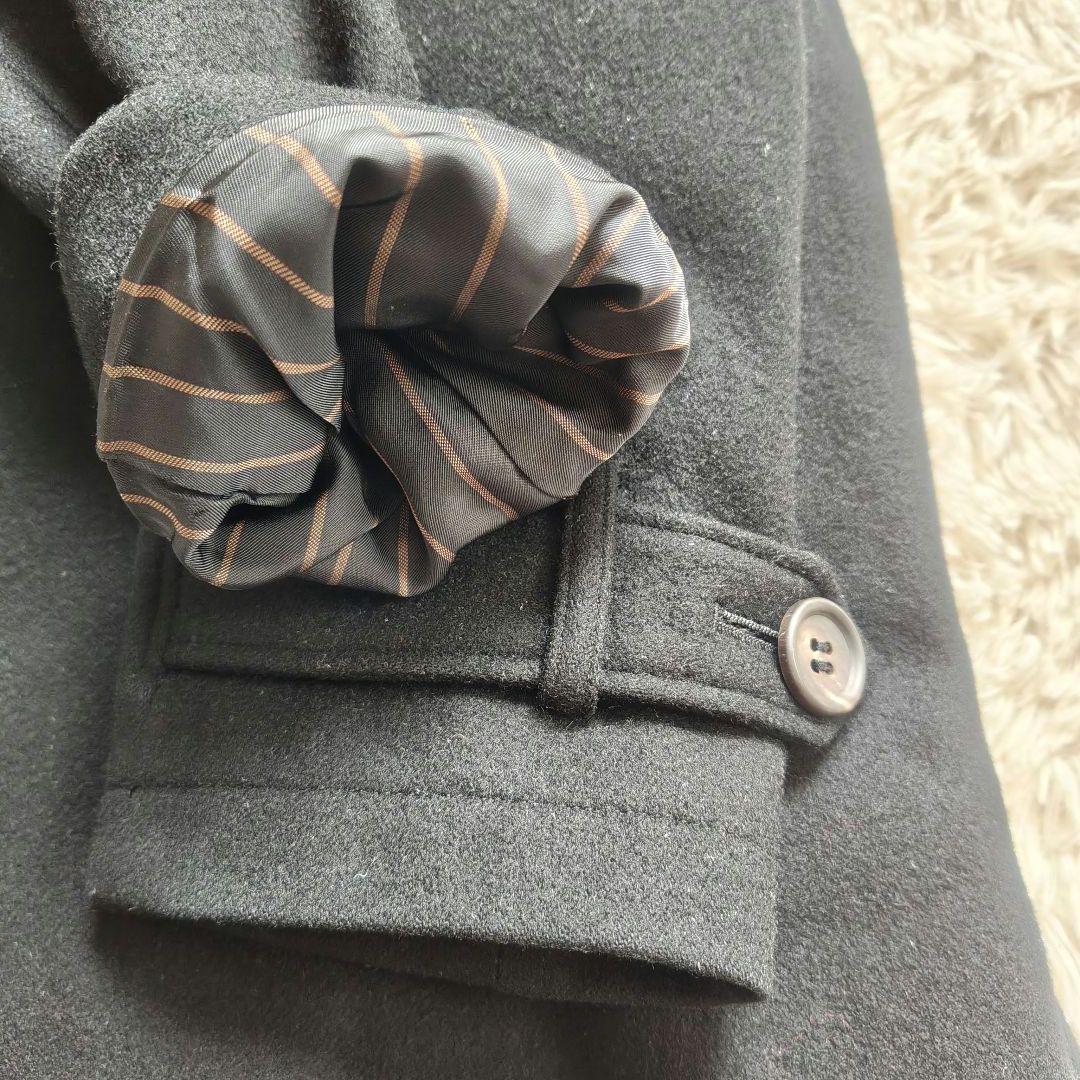 ヴィンテージ　 Y's /ワイズ ウールコート ダブル ブラック 2