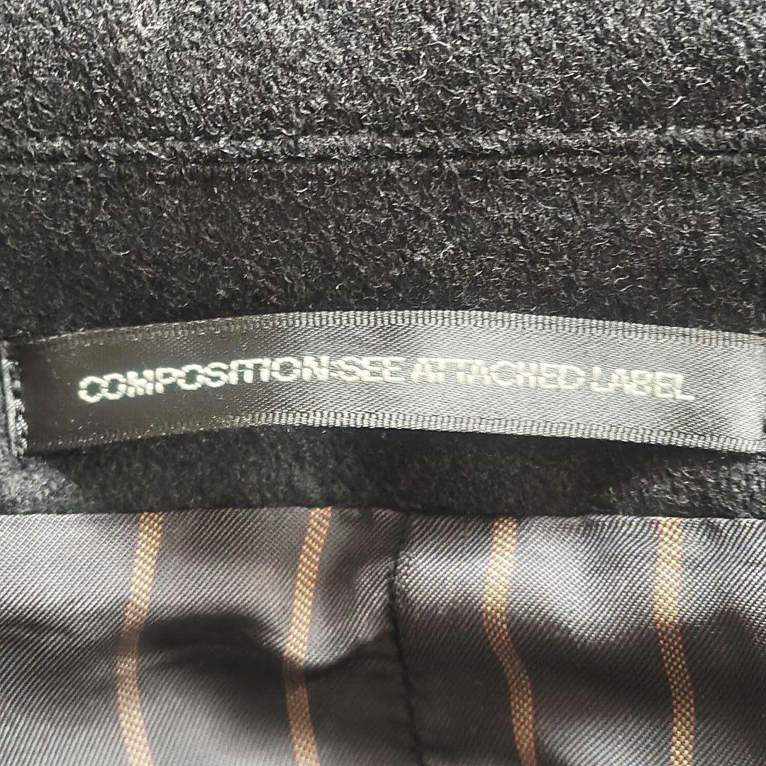 ヴィンテージ　 Y's /ワイズ ウールコート ダブル ブラック 2