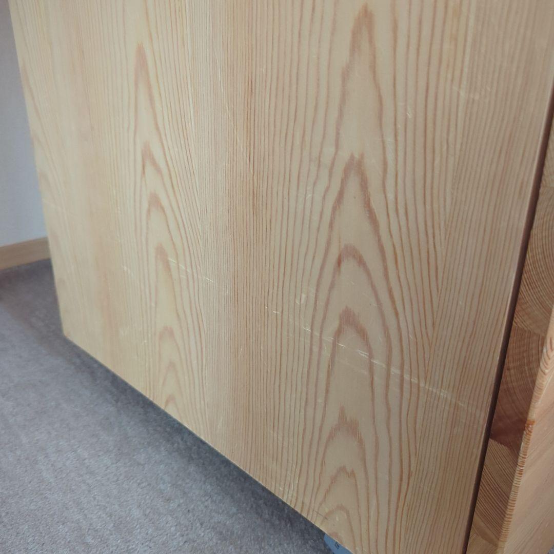 無印良品 パイン材 デスクワゴン デスクキャビネット