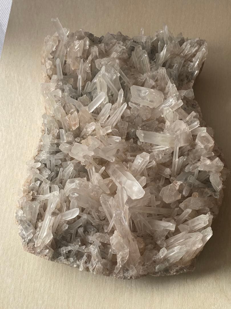 希少!! ブラジル産 ピンク 水晶 クラスター 原石 天然石 パワーストーン