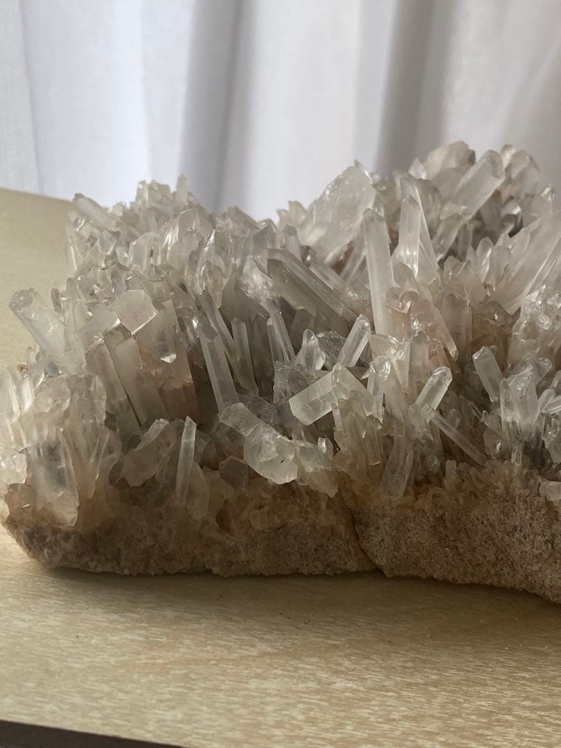 希少!! ブラジル産 ピンク 水晶 クラスター 原石 天然石 パワーストーン