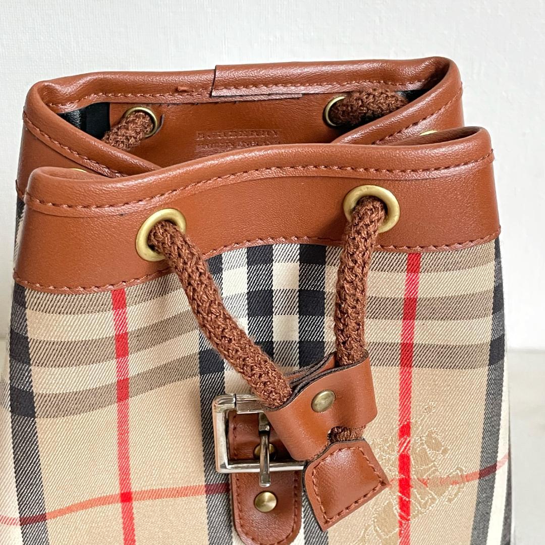 5863 BURBERRY バーバリー ヴィンテージ ミニリュック ノバチェック