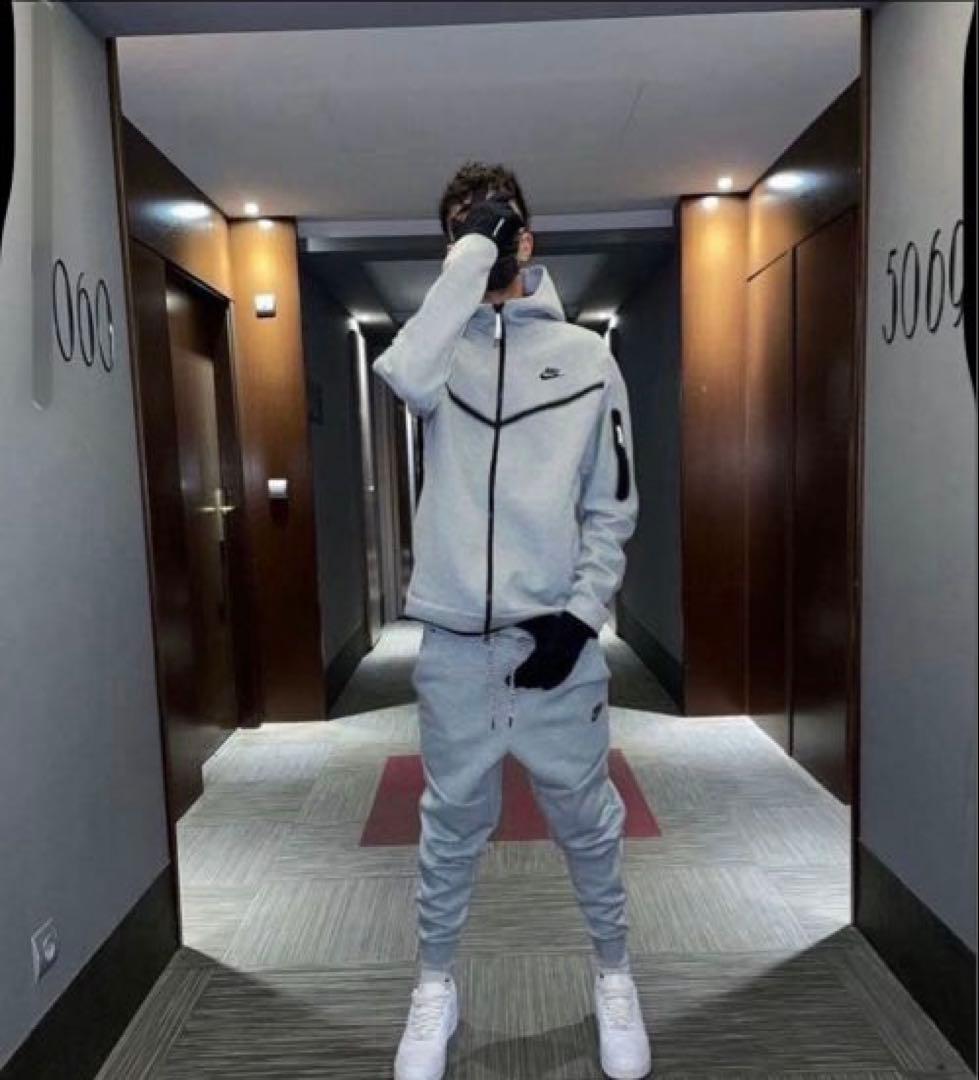 廃盤 NIKE 旧テックフリースセットアップ US M グレー 美品 プレ値8万