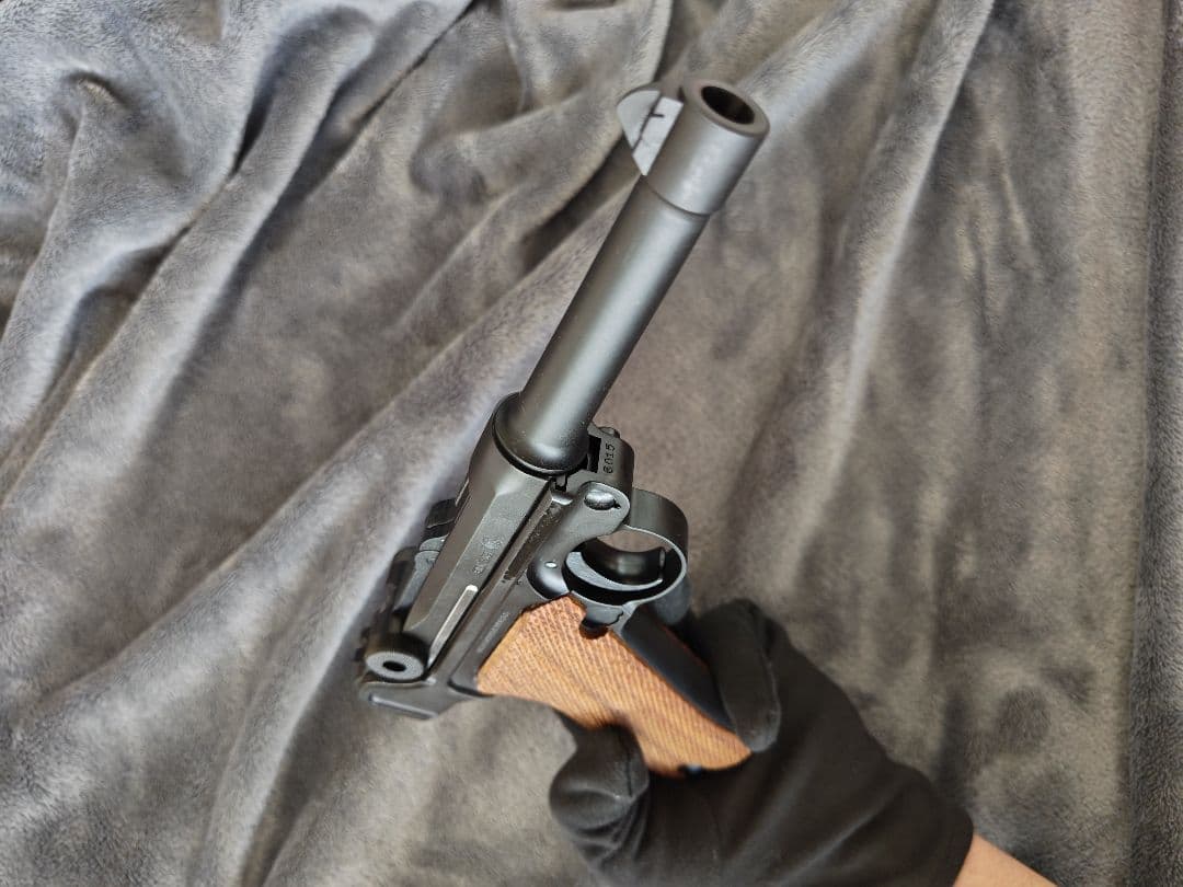 TANAKA LUGER P08 4inch HW ガスブロ マグ無 木グリ