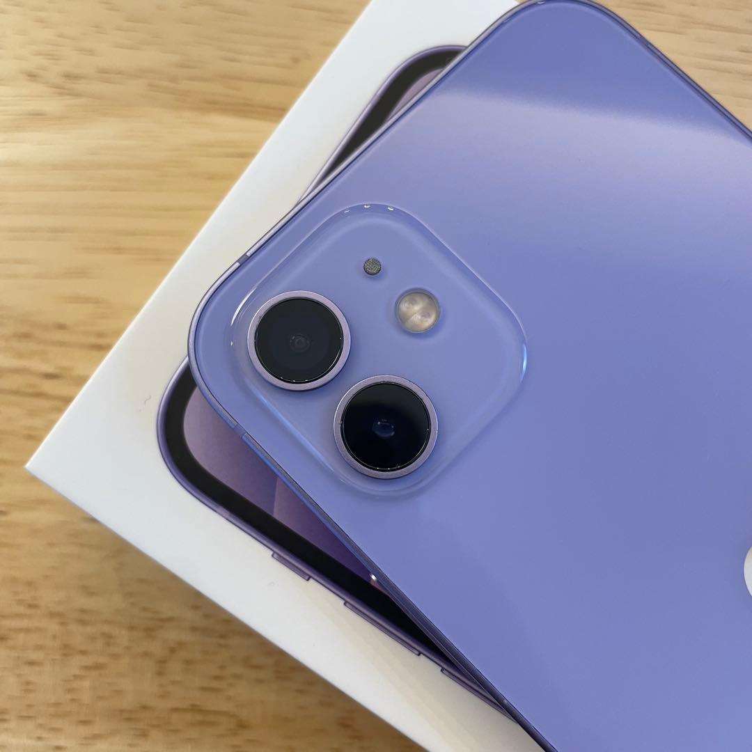 専用　【美品】iPhone12 64GB パープル SIMフリー