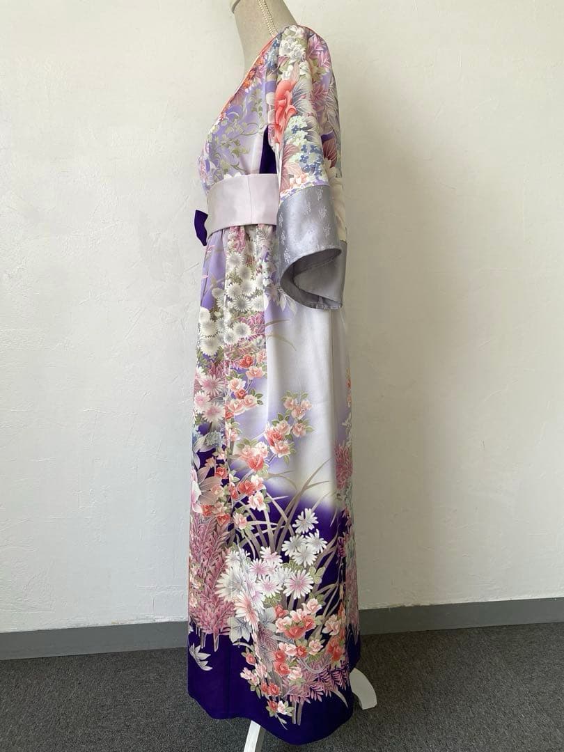 3249 着物　リメイク　ドレス　ワンピース