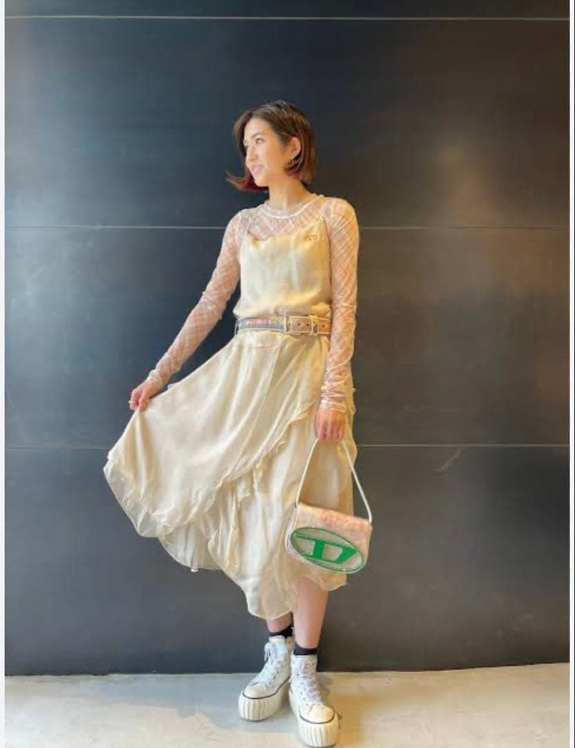 新品　DIESEL ノースリーブワンピース ［ベルト付き］