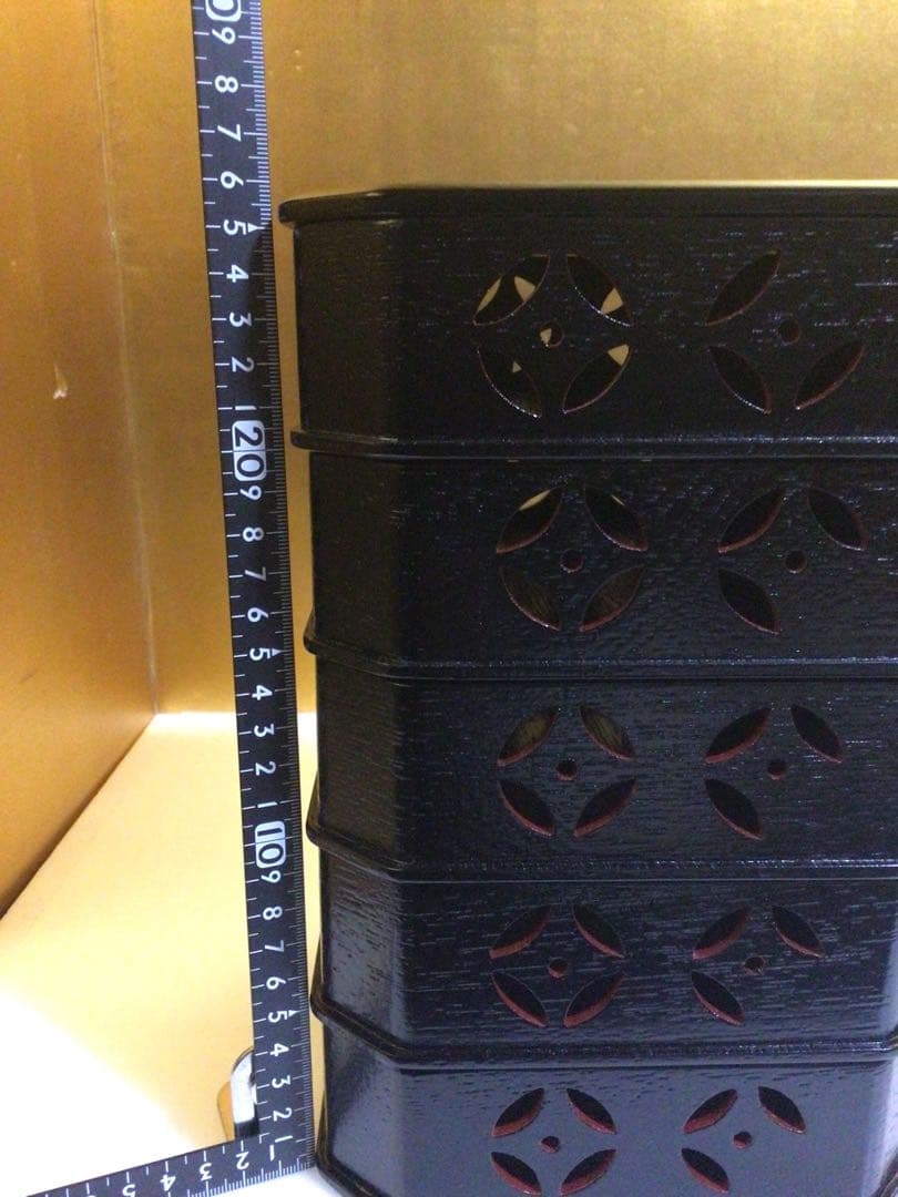 茶道具 七宝透かし 縁高 紙箱付き