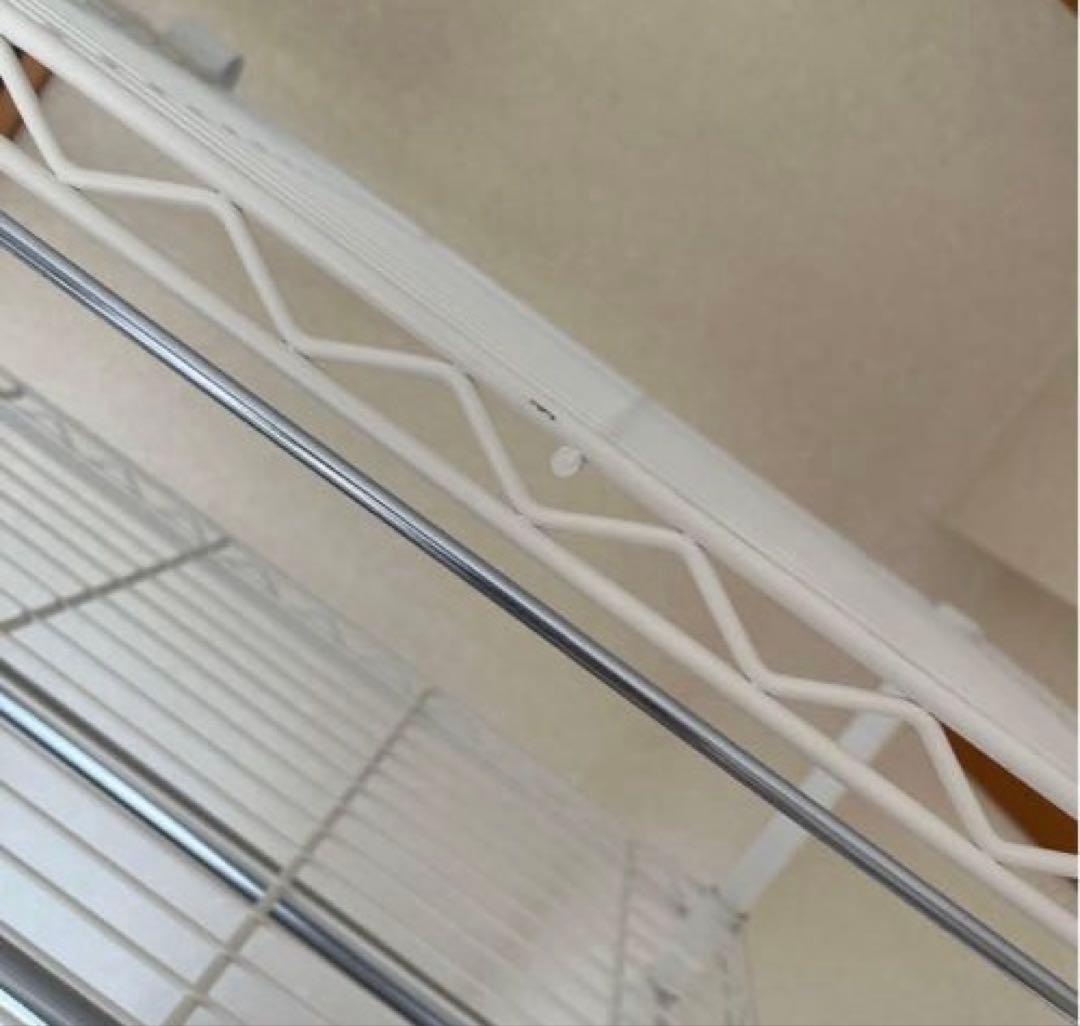 【世田谷区引取限定】ダブルベッド・ハンガーラック(おまけマット)