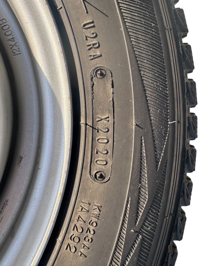 ダンロップ ウインターマックスSV01 145R12 6PR LTホイールセット