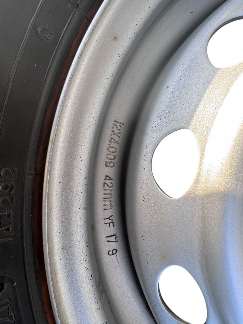 ダンロップ ウインターマックスSV01 145R12 6PR LTホイールセット