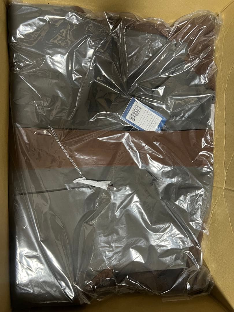 アンファッジ　PEEP JACKET ブラウン/チャコール XL 25-26