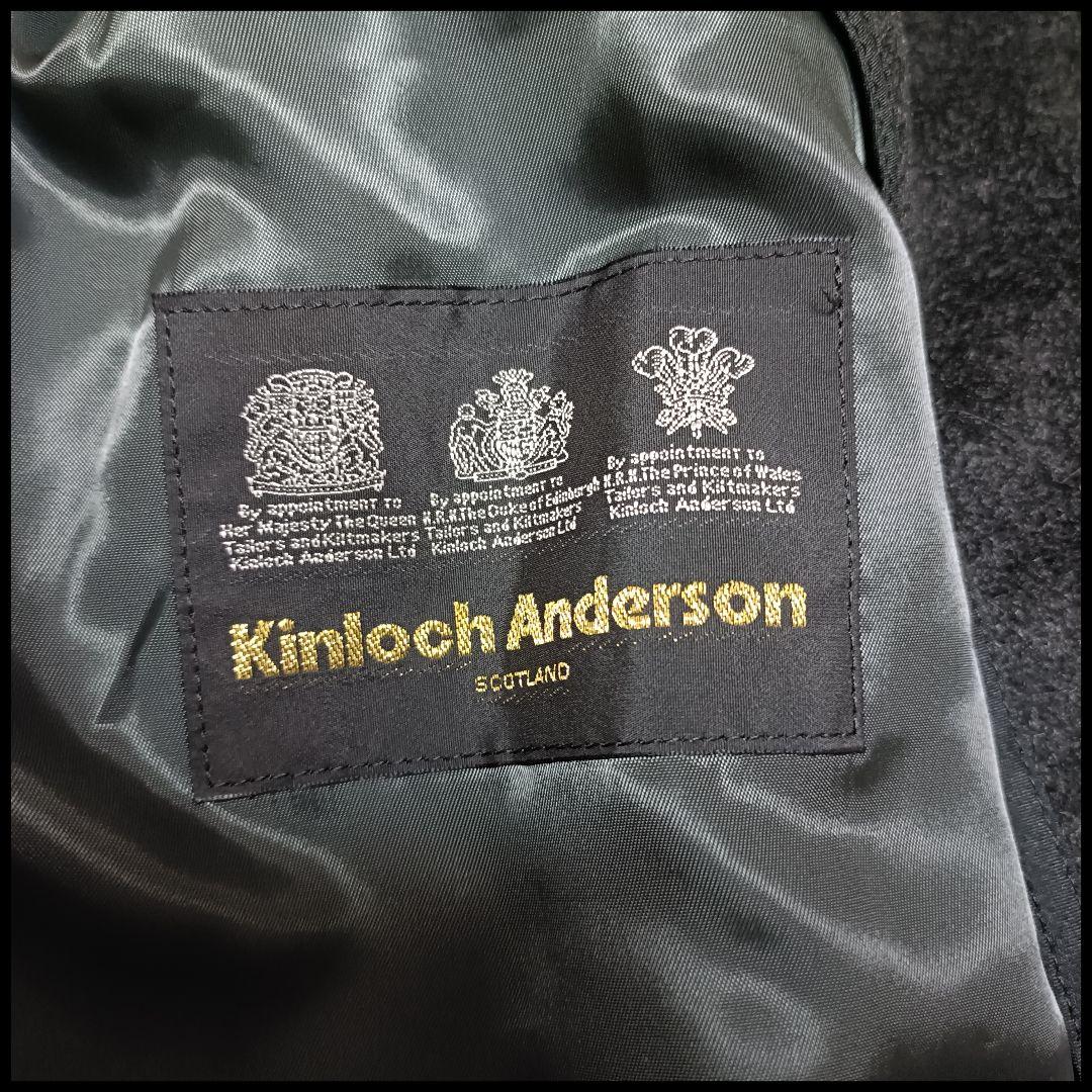 英国王室御用達 キンロックアンダーソン カシミヤ100% コート ステンカラー