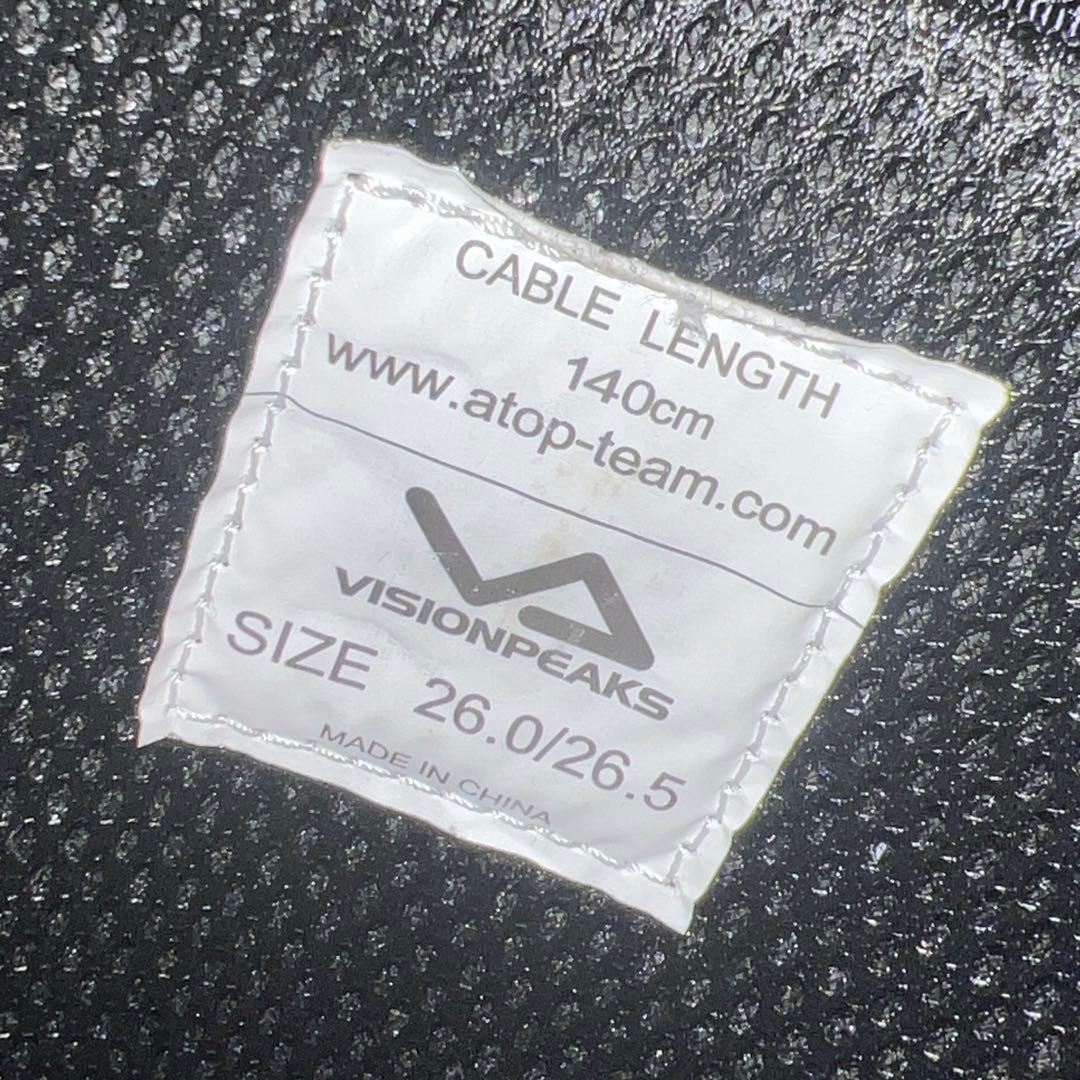 数回着用 26.5cm VISIONPEAKS atop ダイヤルブーツ