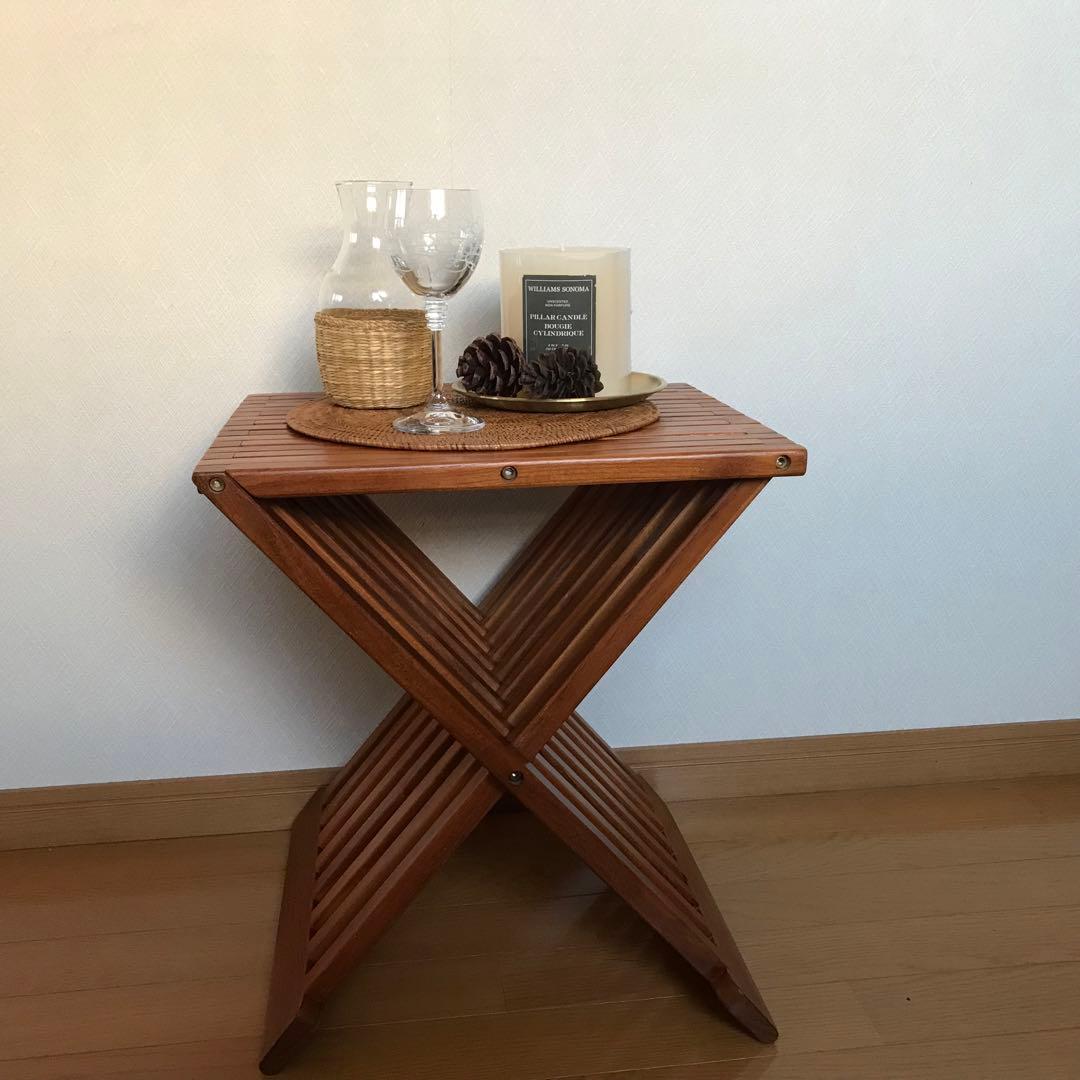 折りたたみ式 木製 スツール Fritz Hansen 椅子 チェア