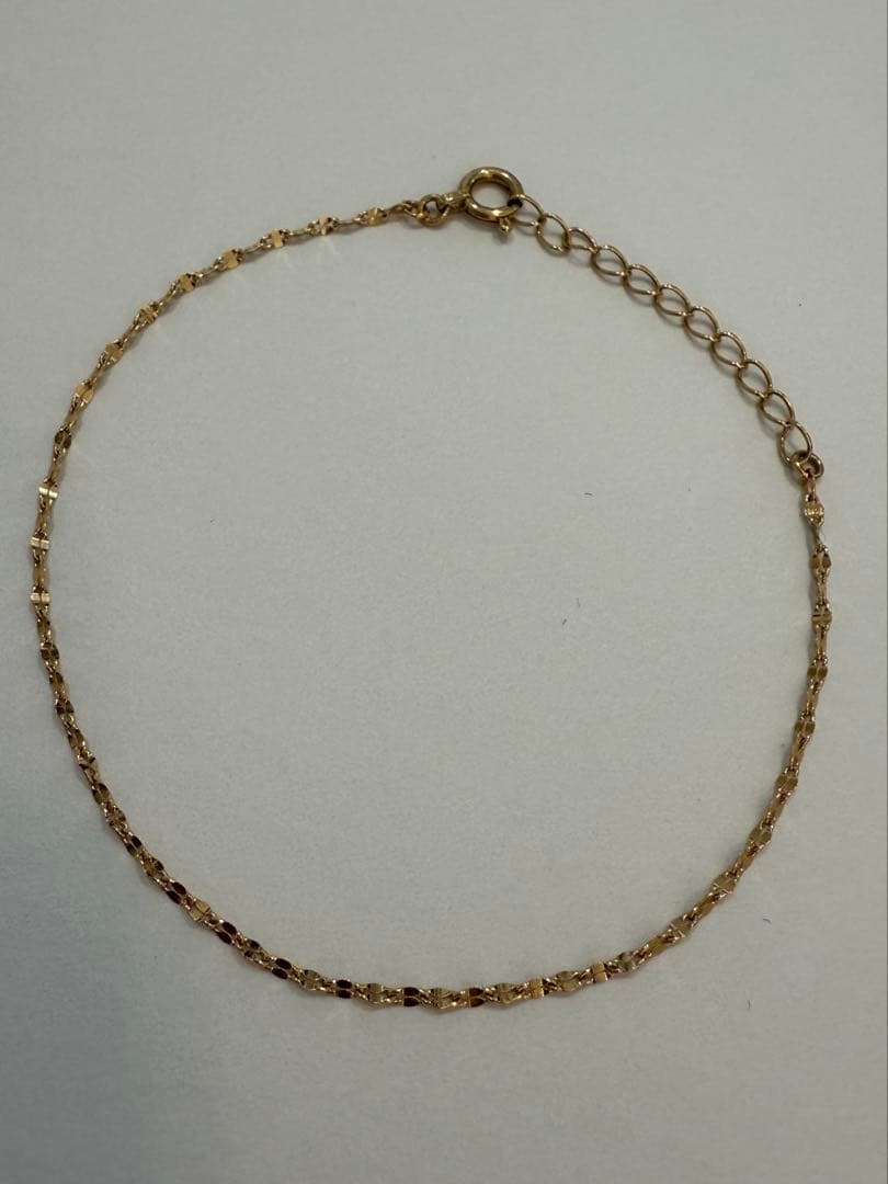 みぃ　　K18ペダルチェーンブレスレット