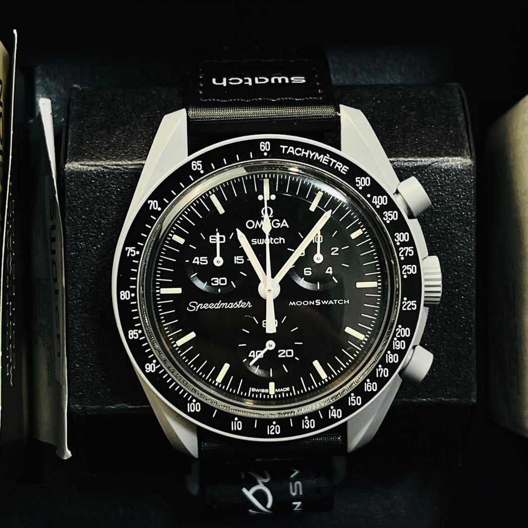 極美品 オメガ　ムーンスウォッチ ミッショントゥザムーン SO33M100