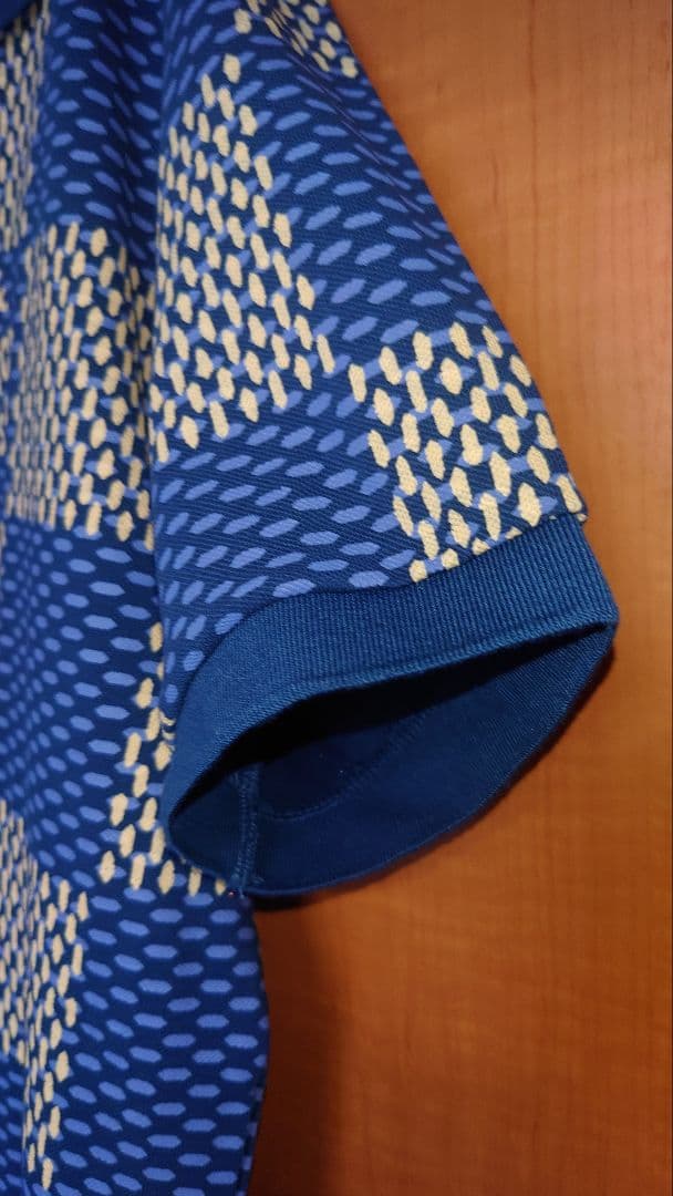 LOUIS VUITTON チェック柄ポロシャツLサイズ