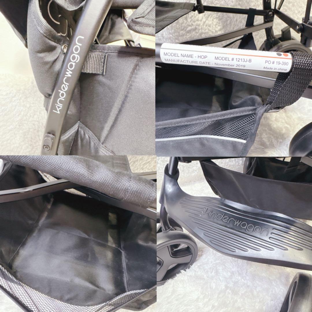 日本育児 キンダーワゴン DUOシティ HOP Ⅱ 2人乗り ベビーカー