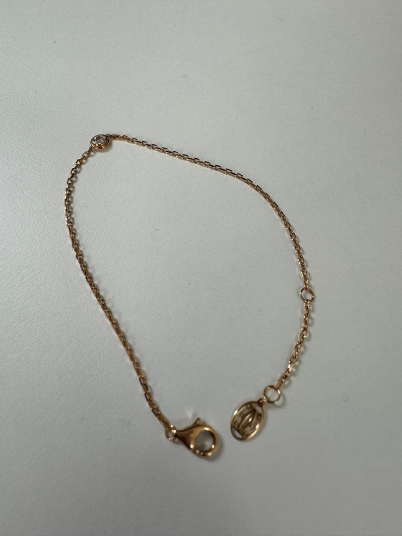 保証書箱付カルティエ ダムールブレスレットピンクゴールドCRB6063017