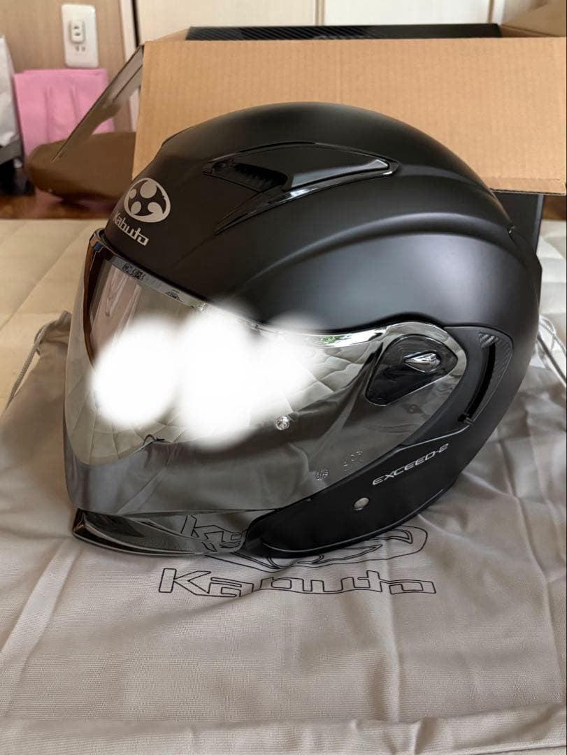 OGK KABUTO カブト　EXCEED-2 フルフェイス　フラットブラック