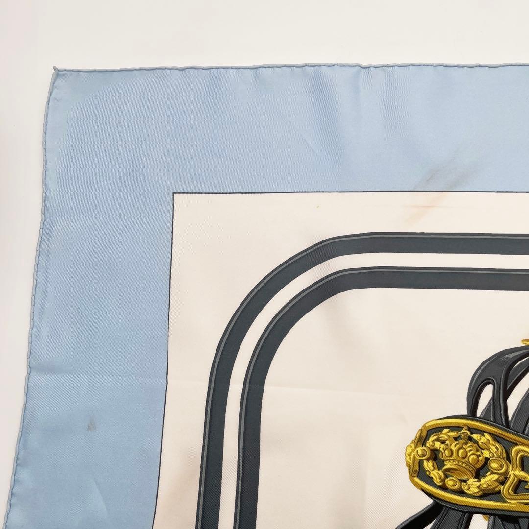 HERMESエルメススカーフ カレ90式典用の馬勒 BRIDES de GALA