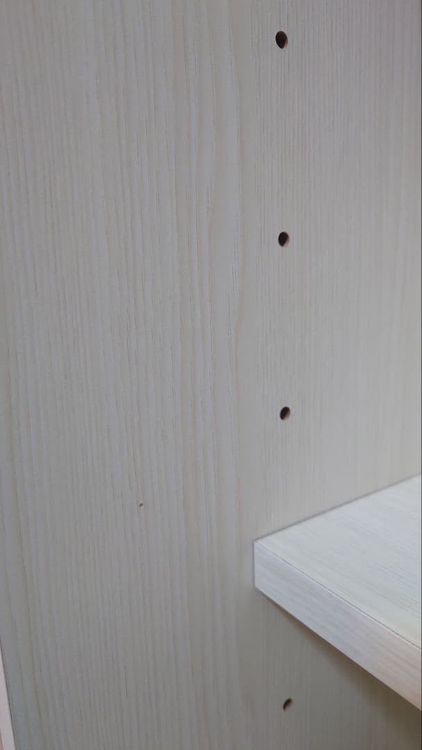 【最終値下げ】ニトリ 薄型キャビネット(アニー120S WW)　引戸 棚