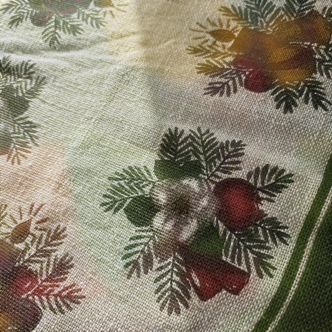 フランス　テーブルランナー　ヴィンテージ　ブロカント