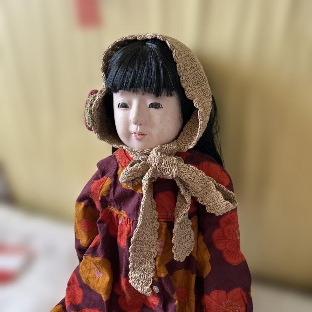 市松人形 戦前　約100年前　大型73センチ ☆最終価格☆