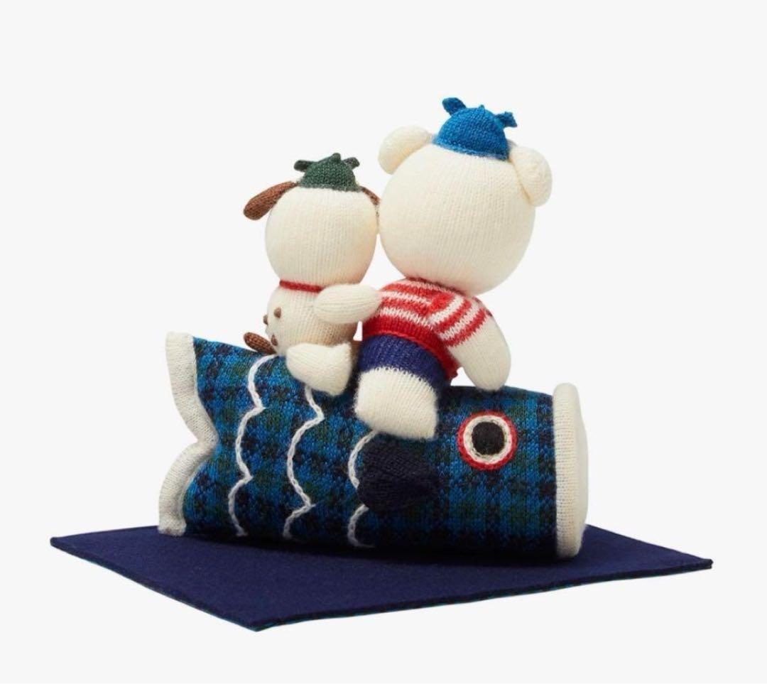 familiar ファミリア　五月人形 クマと犬のぬいぐるみ