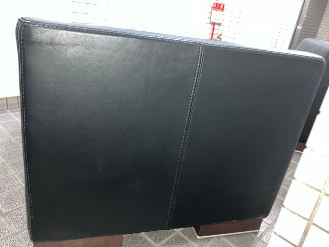 INCANTO DIVANIインカントIDC大塚家具 総革ユニット2人掛けソファ