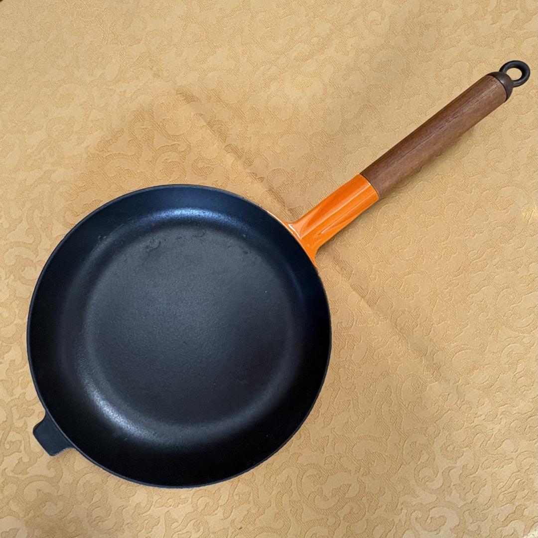 【レア】ヴィンテージ ル・クルーゼ オレンジグラデーションフライパン26cm