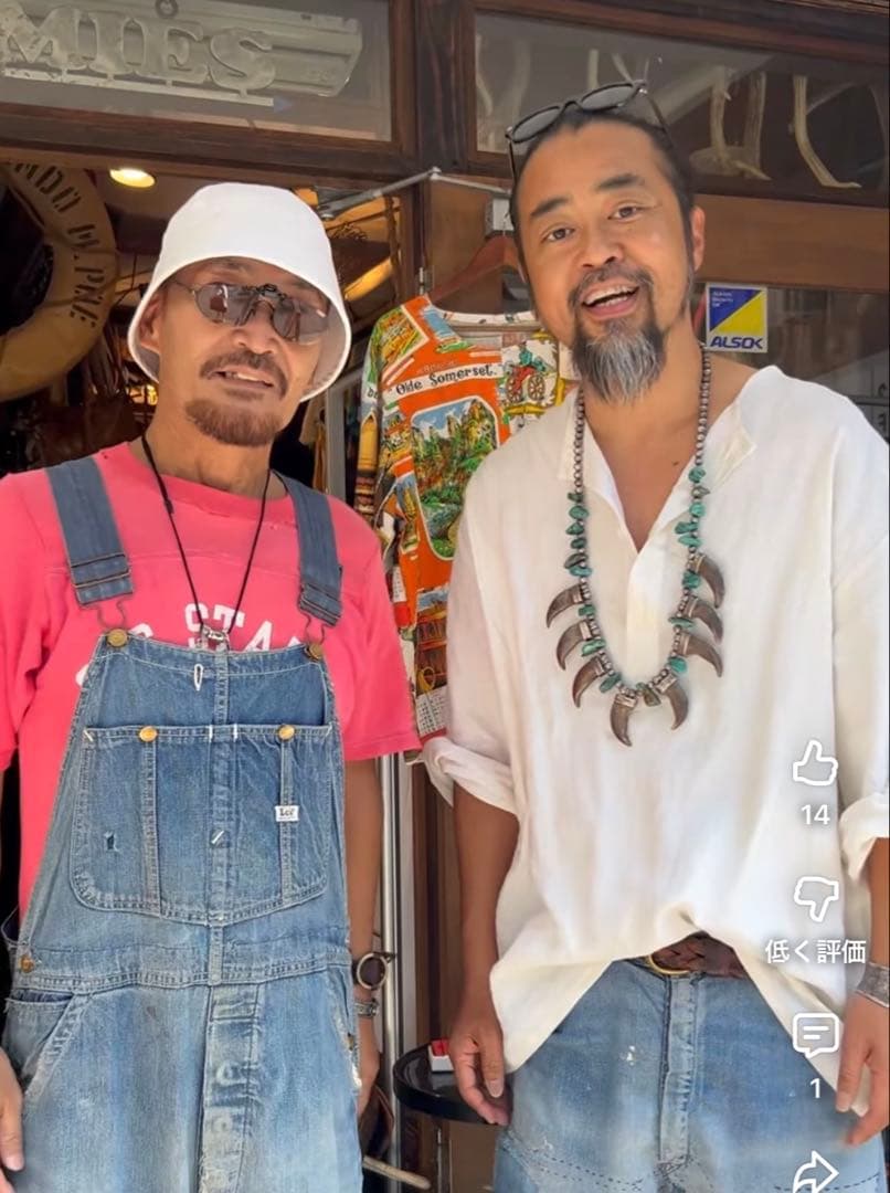 homies フレンチリネン　ヘンリーネック