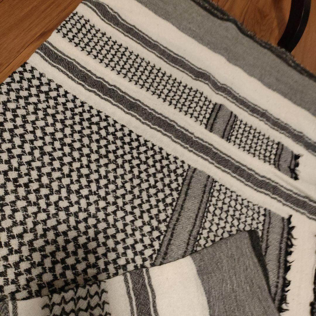 54 ジュンヤワタナベコムデギャルソン　大判スカーフ　バンダナ