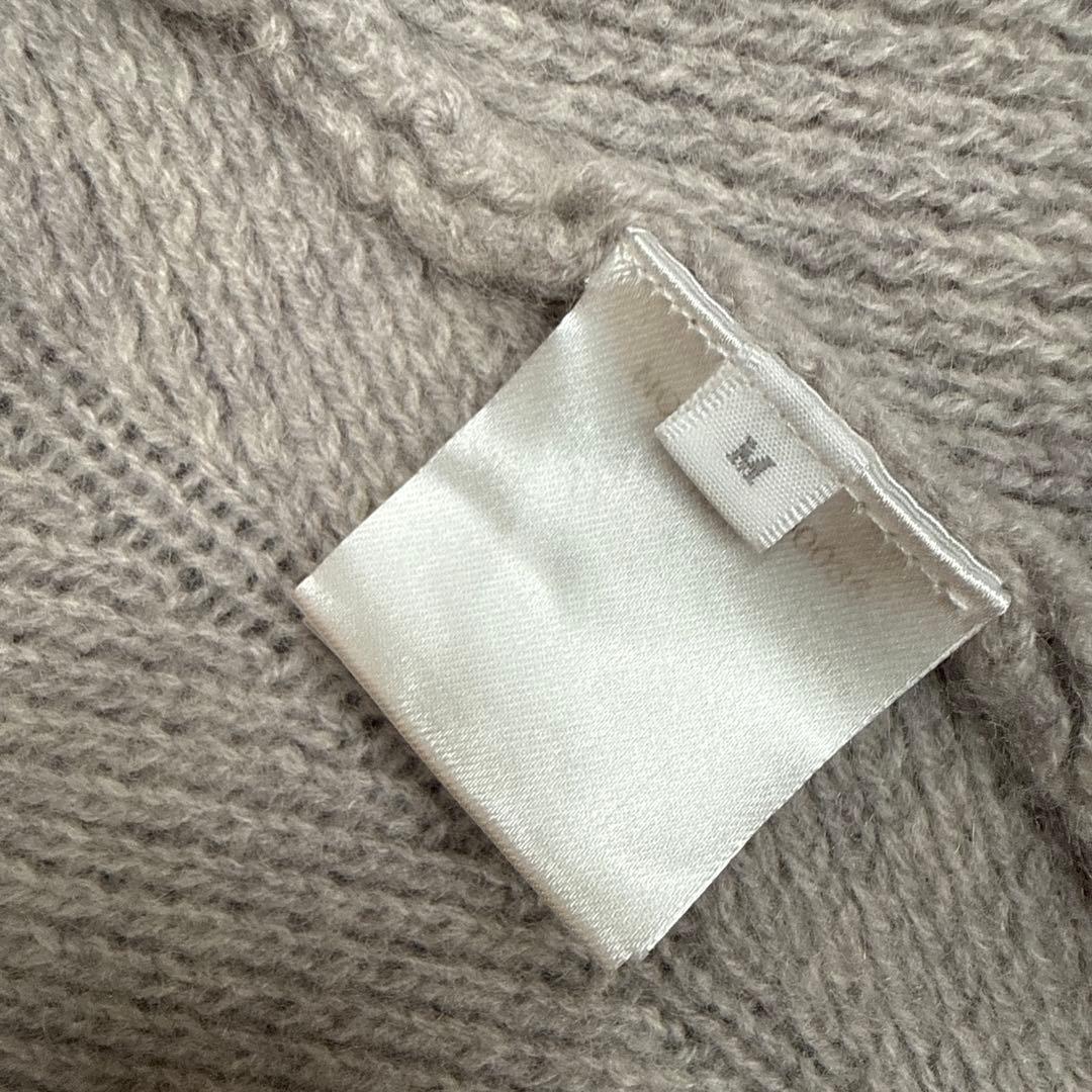 ロンハーマン　カシミアカーディガン Mサイズ ライトグレー