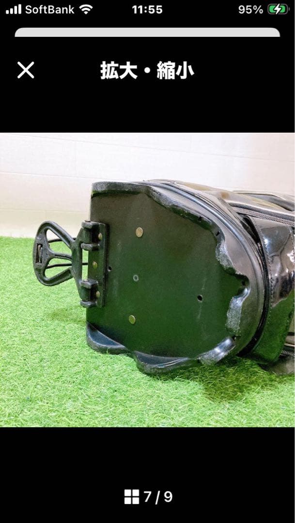 マークアンドロナ　スタンド式　キャディバッグ　3点式　スカル　カモフラ　迷彩