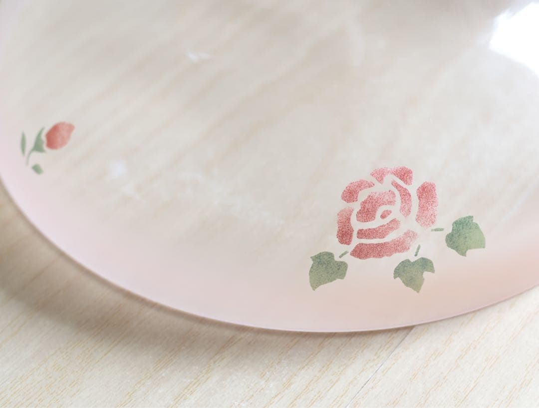 マニーローズ ガラス ワイドベル型シェード&コードペンダント セット　新品