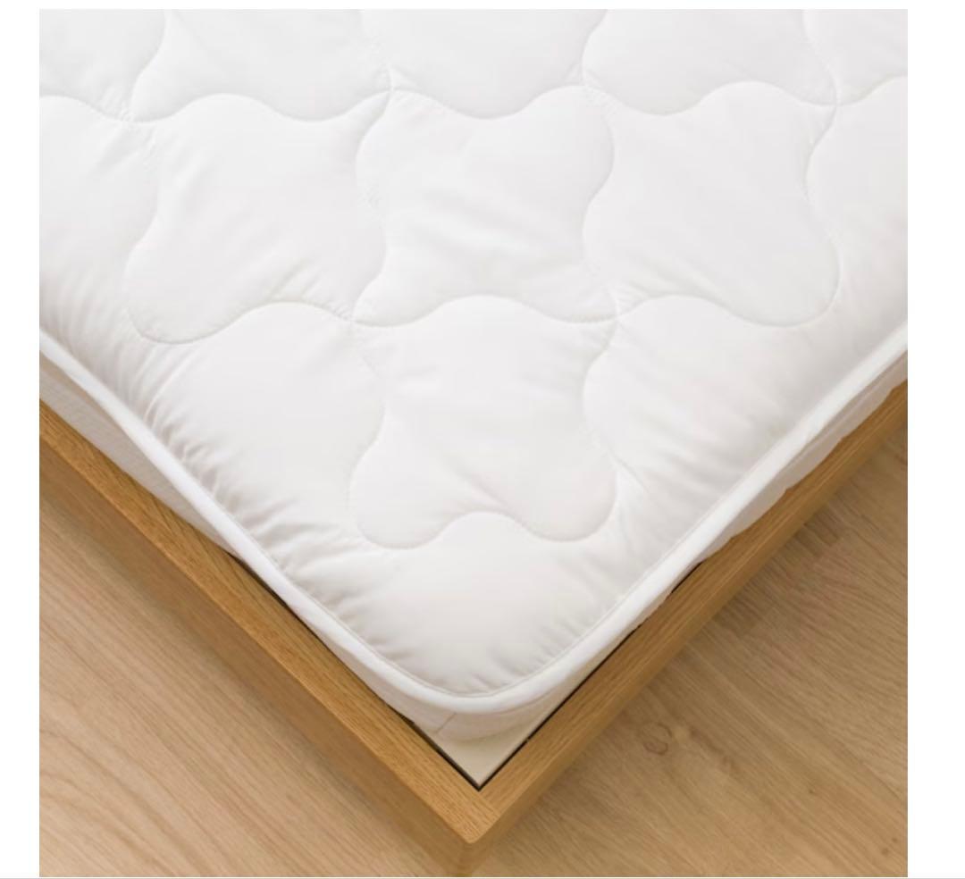 2枚セット　温度調整 除湿・防ダニ マットレスプロテクター(ベッドパッド)ダブル