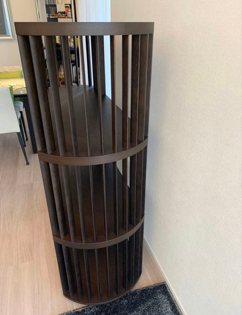 90万 新品同様【arflex】CASTELLO シェルフ オーク 飾り棚