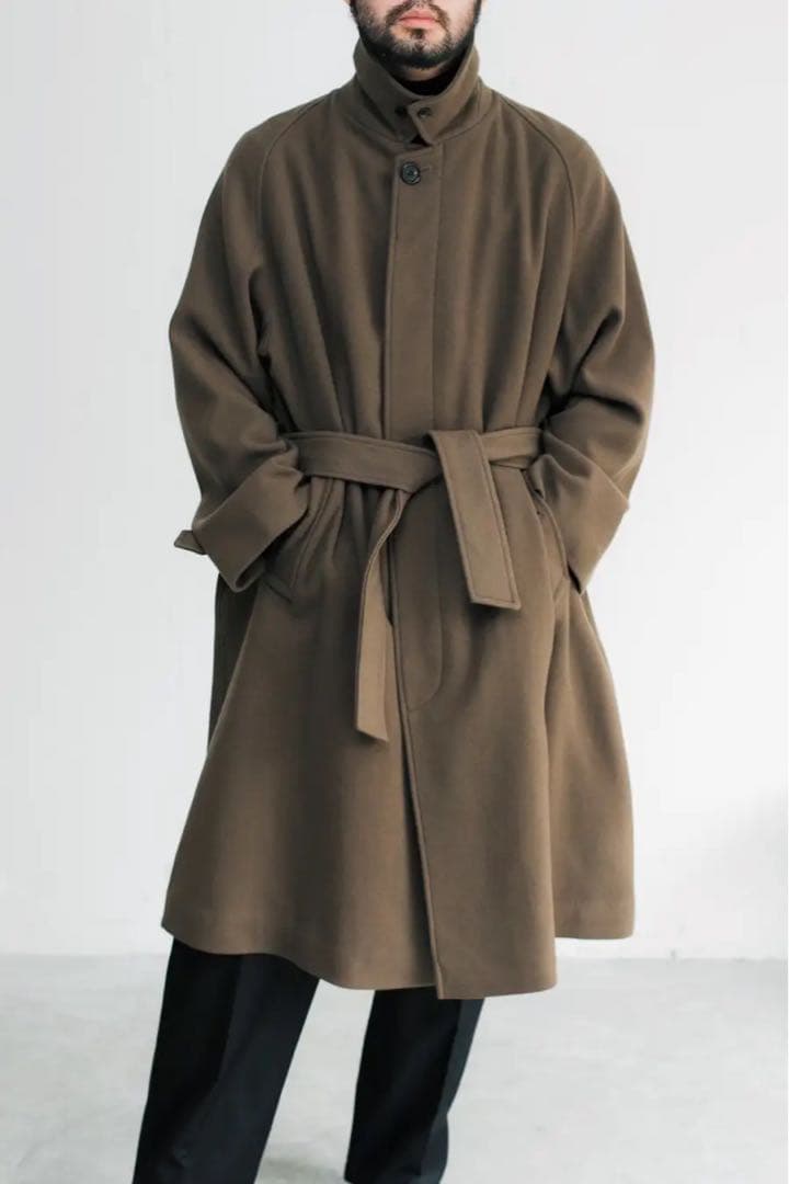 土日限定割23AW レショップ LE WOOL Balcollar Coat 2