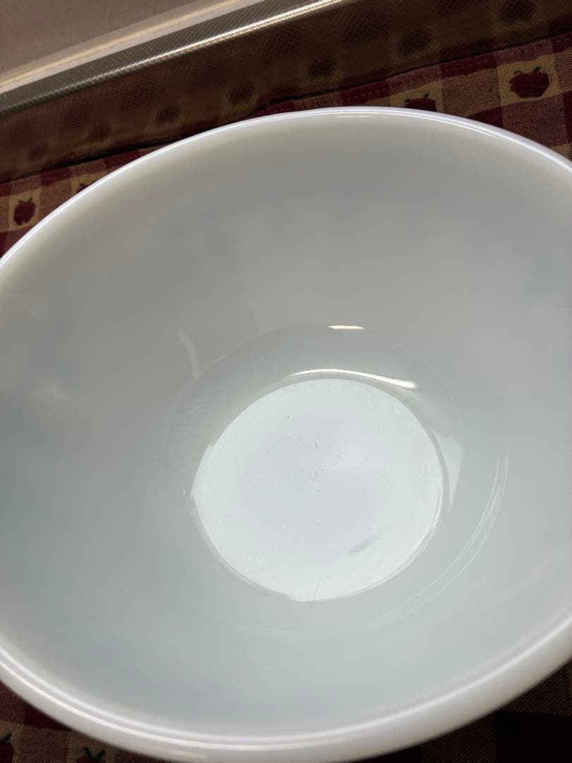 【値下げ】オールドパイレックス　スノーフレークミキシングボウル3コ　USA