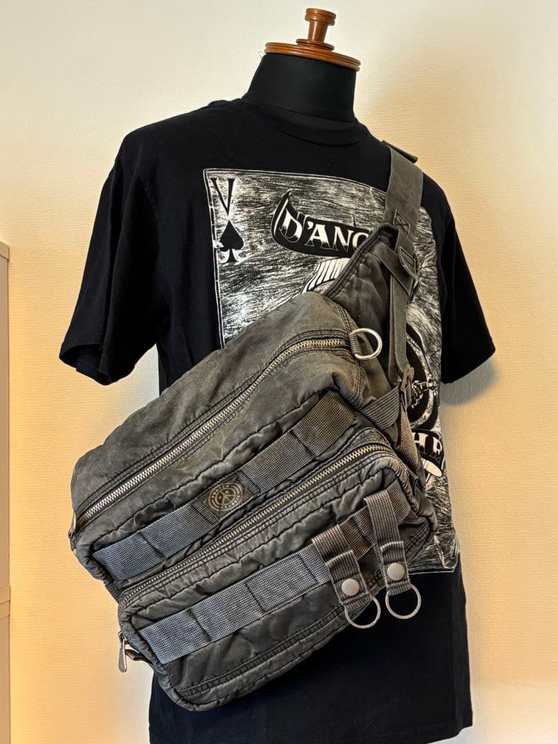 ポータークラシック/スーパーナイロン/ウエストバッグ/2way/ショルダー/絶版