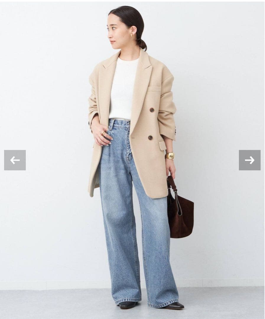 Deuxieme Classe Tuck Buggy Denim デニム 36