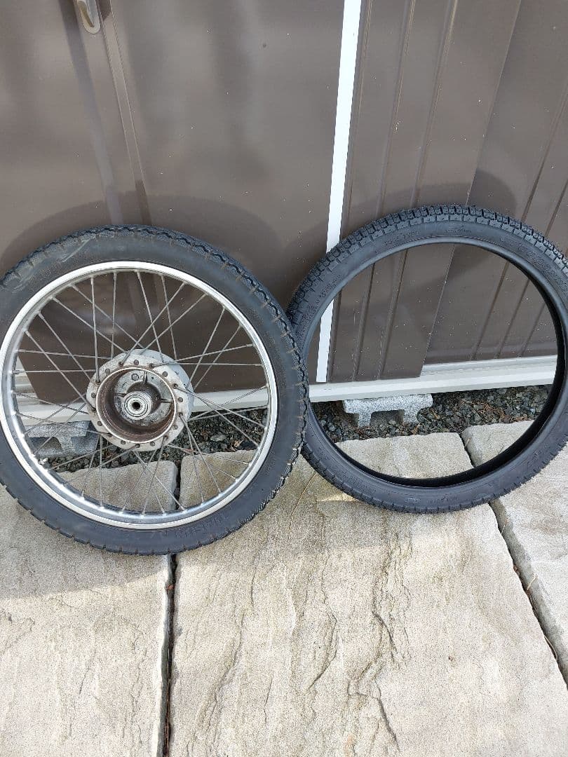カブホイール17インチ　チューブ付き