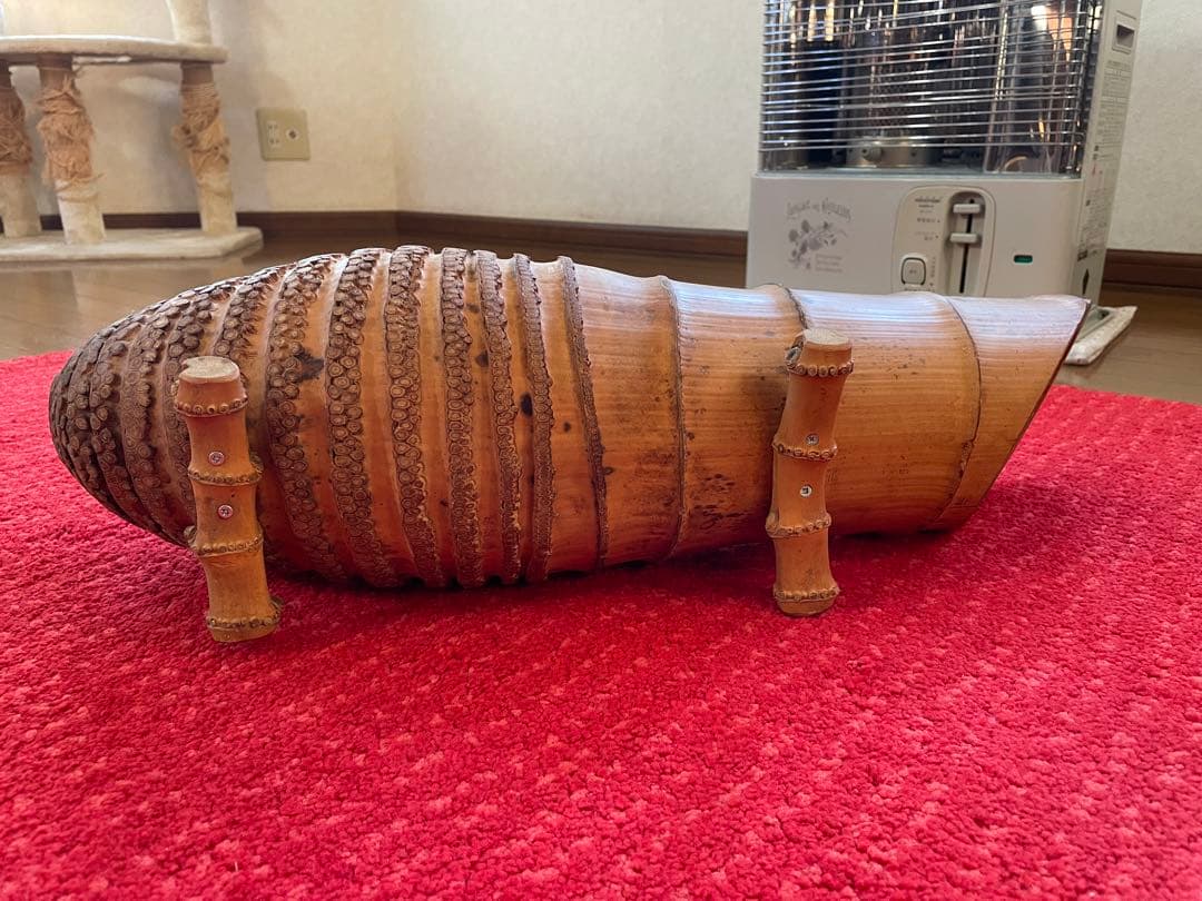 竹工芸 花器 アンティーク