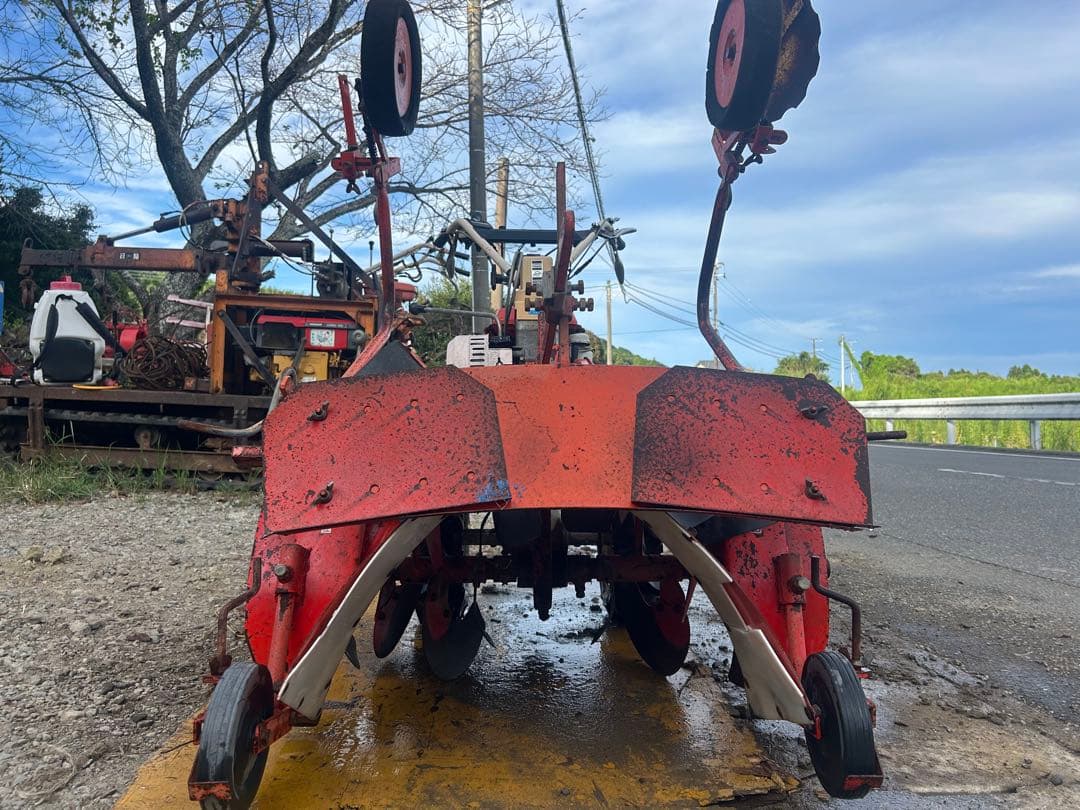 宮崎　シバウラ マルチ管理機 マルチャー仕様 8馬力 畝立 マルチ 動画あり