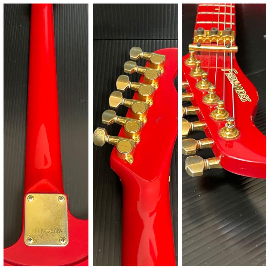 フェルナンデス ラルクアンシエル ken 金色 インレイ シグネチャー ギター