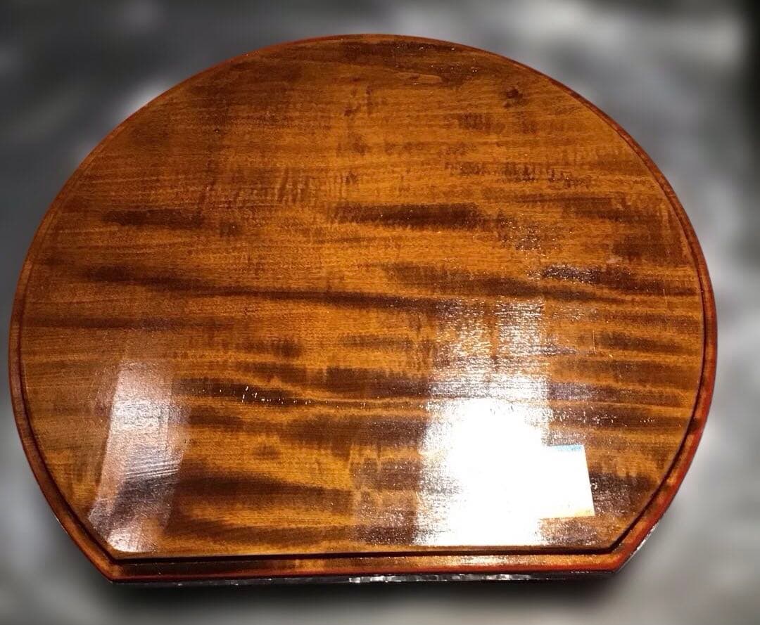 半月膳　天然木4枚セット