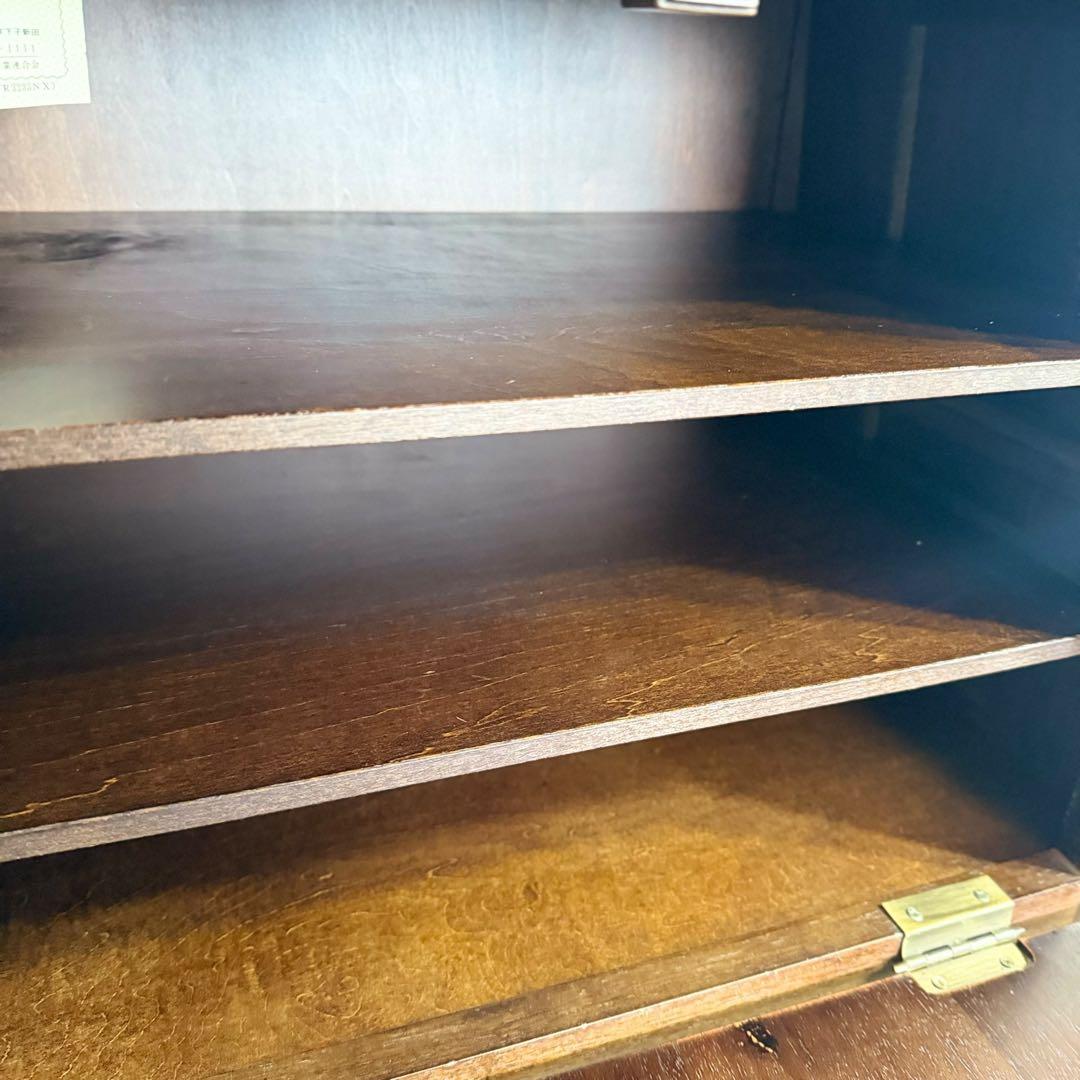 HR920 希少デザイン karimoku　鋲　サイドテーブル マガジンラック