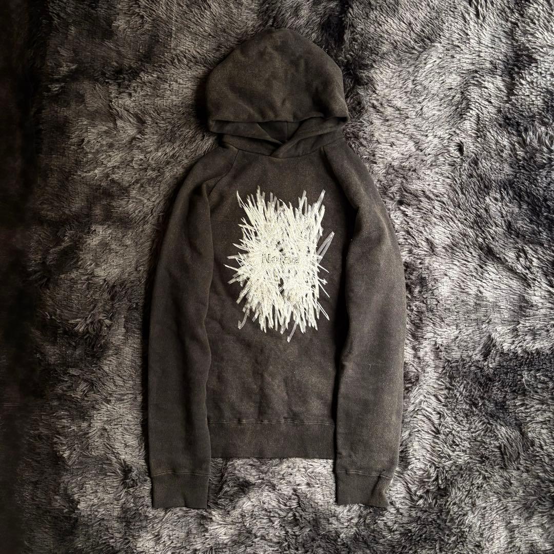 ATTACHMENT フーディー Noise swag ブラック